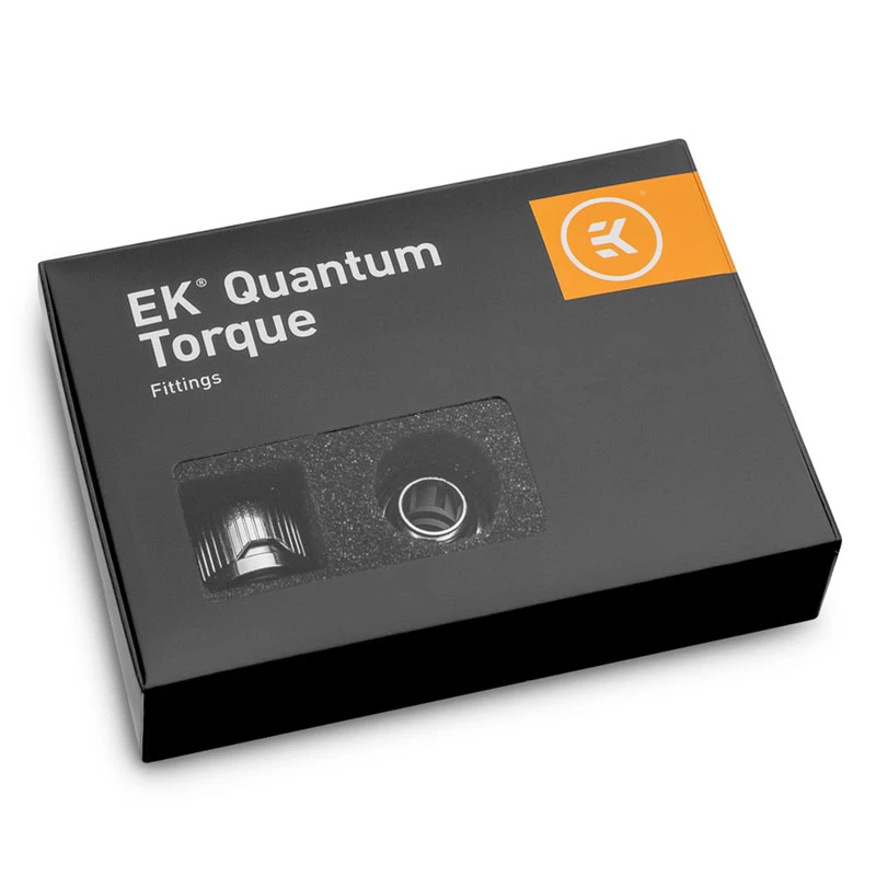 EK Water Blocks EK-Quantum Torque HDC 12 conector pack de 6, G1/4, prateado