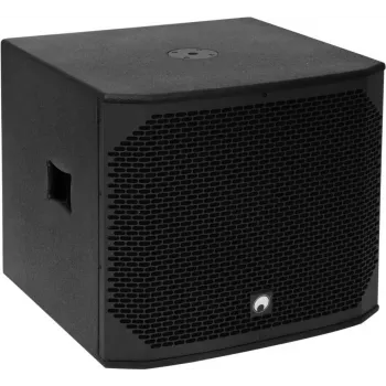 Subwoofer Omnitronic AZX-118 450W subwoofer ativo PA, driver de 18 polegadas
