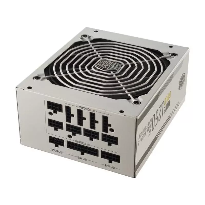Fonte de alimentação MWE Gold V2 1250W 80+GOLD ATX 3.0 branca