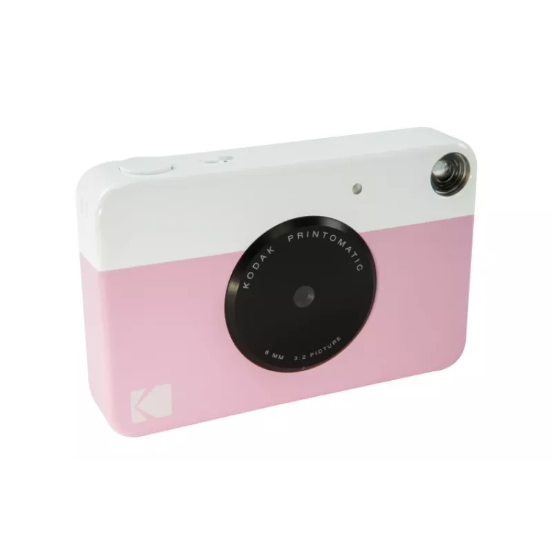 Máquina fotográfica instantânea Kodak PRINTOMATIC, 2x3'', Rosa