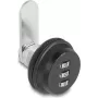 Cadeado Navilock 20972 plástico aço preto prateado 37mm