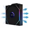 Lian Li UNI FAN TL Wireless LCD 12TLLCD1W1B ventoinha, ARGB, PWM, 120 mm, preta