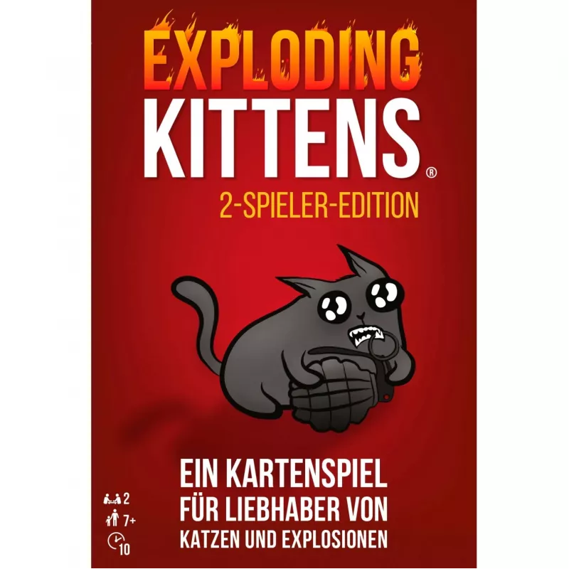 Exploding Kittens - 2-Spieler-Edition, jogo de cartas