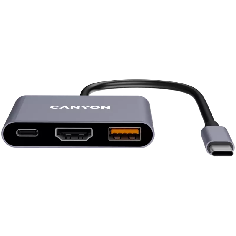 Hub USB Type-C Canyon DS-4 10000 Mbit/s HDMI USB 3.2 Gen 2
