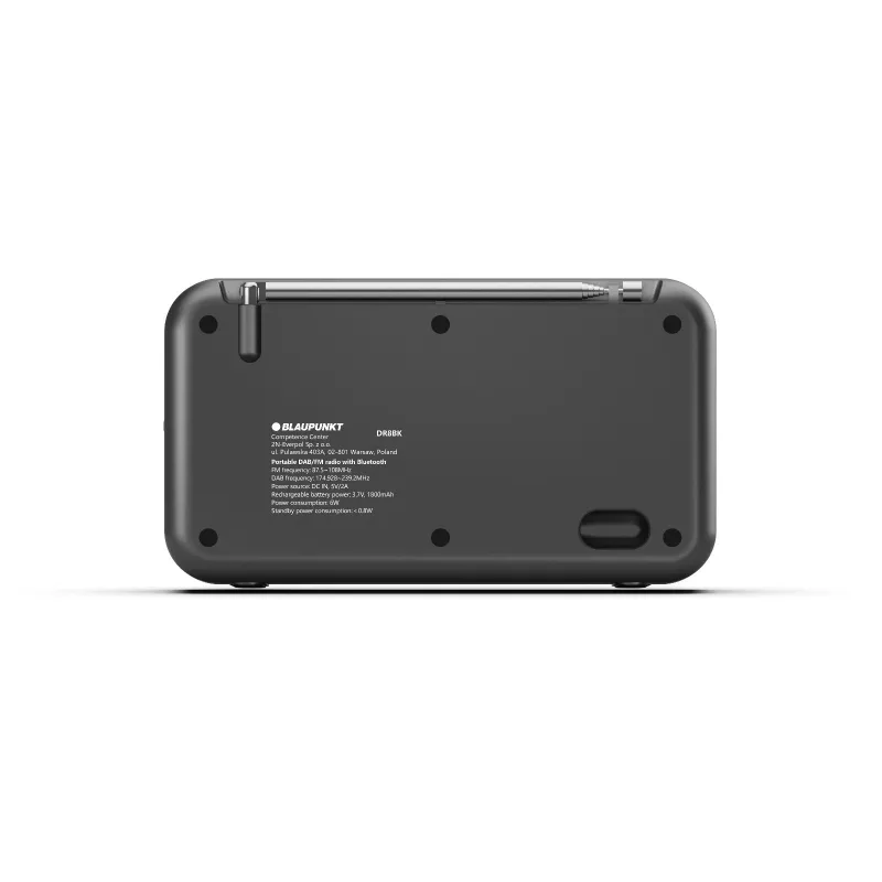 Blaupunkt DR8BK rádio portátil, preto