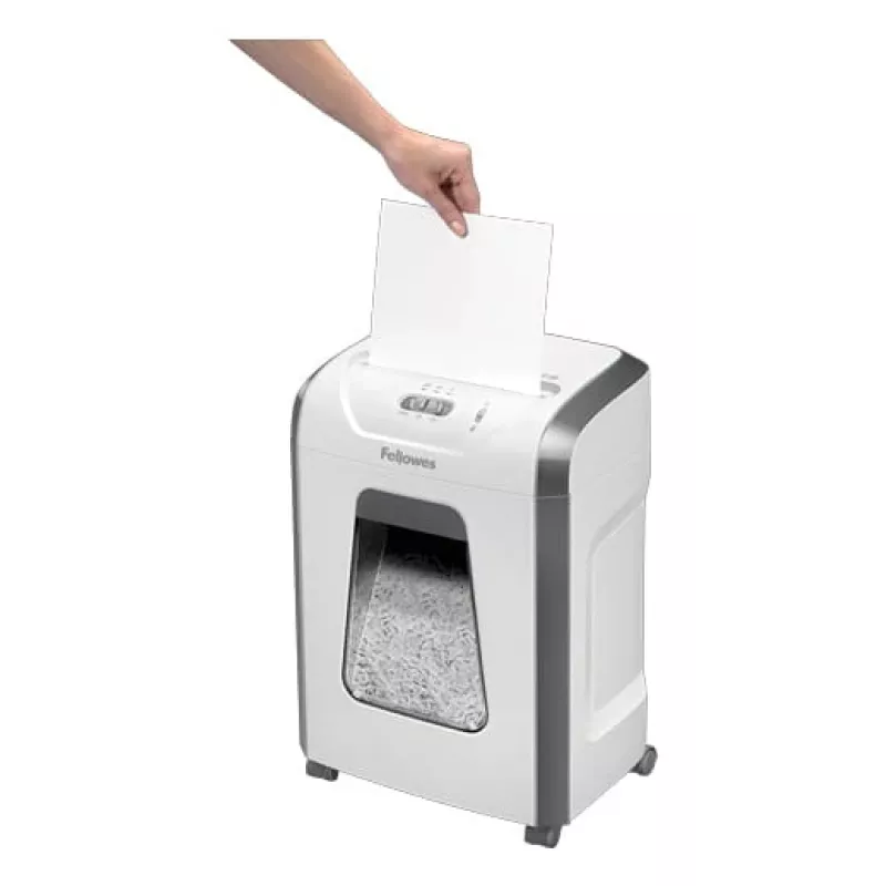 Fellowes 15C destruidora de documentos corte em partículas 22,4 cm branco