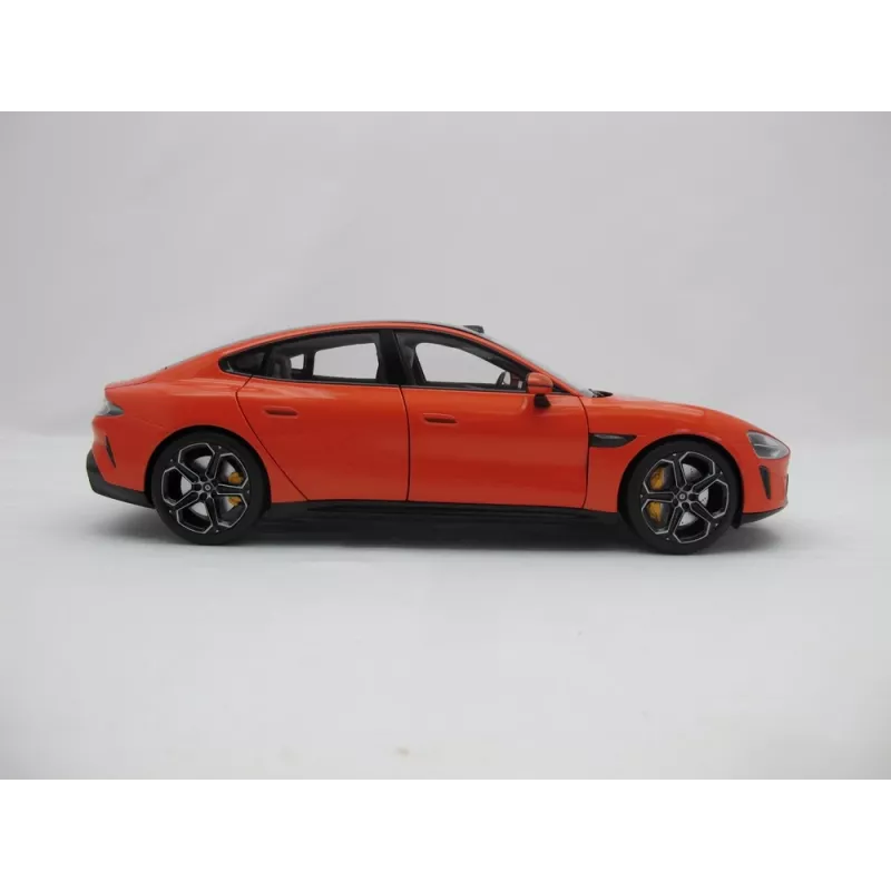 Modelo de carro em ferro fundido Xiaomi SU7 escala 1:18, pré-montado, B278×T108×H81,5 mm