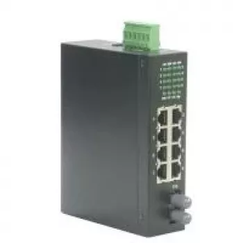 Switch de rede ROLINE Industrial Switch 7x RJ-45 1x ST não gerido, full duplex