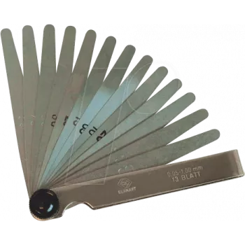Calibrador de lâminas c.k tools T3527M 413 — conjunto de calibradores de lâminas em aço inoxidável com 27 peças