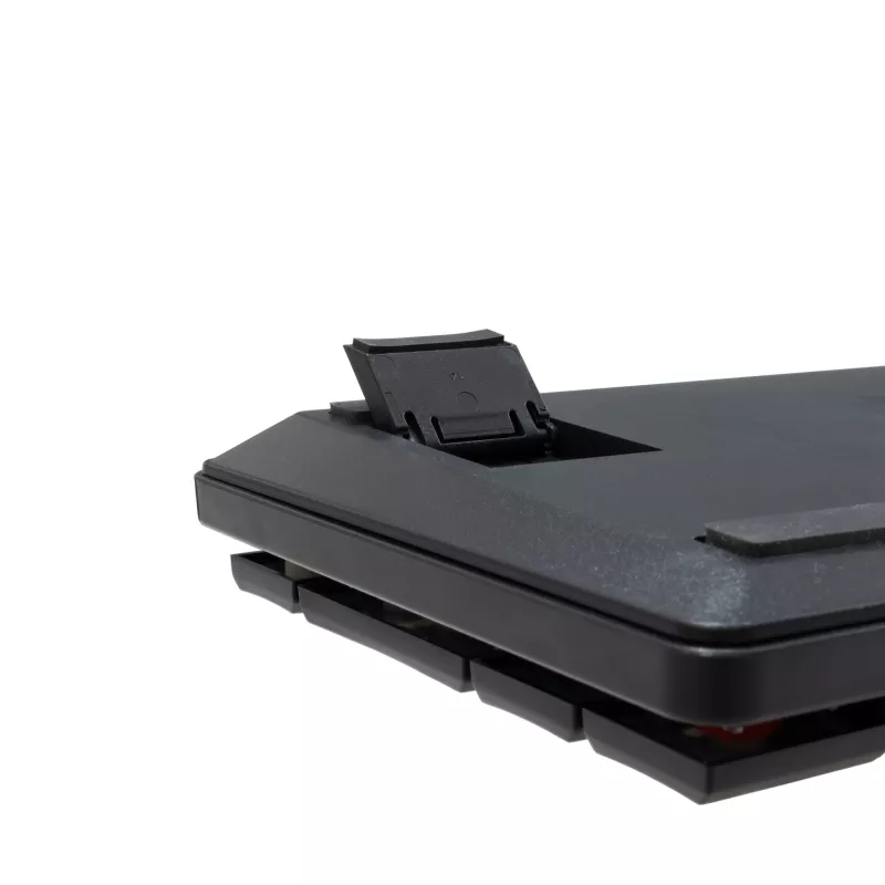 Teclado mecânico White Shark Nagamaki preto — layout US, interruptores mecânicos vermelhos