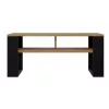 Mesa de centro / Mesa lateral / Mesa de canto Topeshop MODERN 2P ART CZ, mesa de centro de forma retangular, 2 pernas