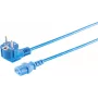 Cabo de alimentação S/CONN ShiverPeaks 09-05051 5 m CEE7/7 conector fêmea C13
