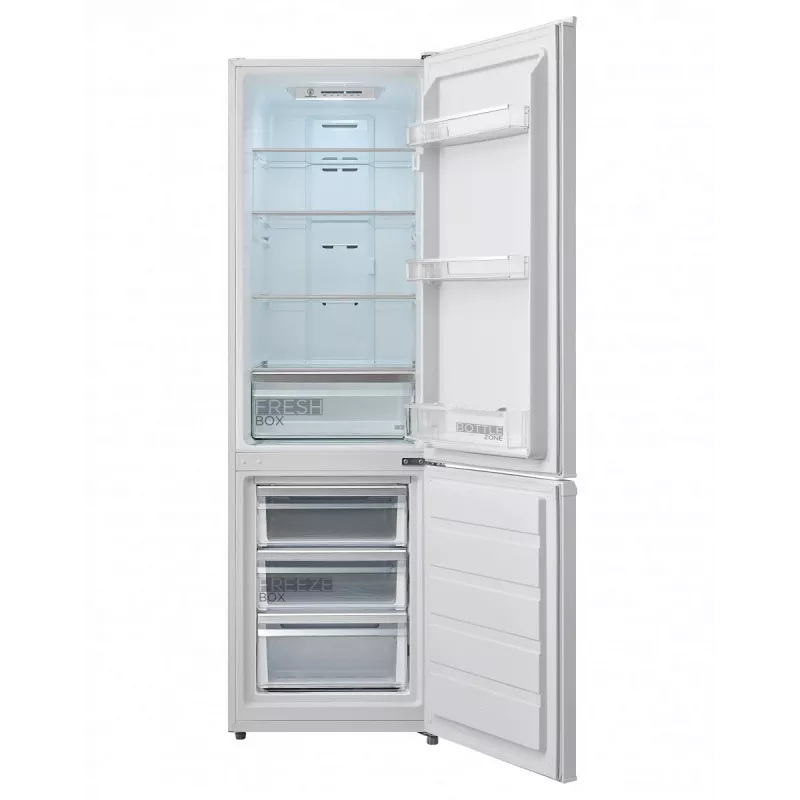 Combinado de frigorífico e congelador independente Midea MDRB380FGE01A, 270 L, No Frost, 180 cm, 41 dB, classe de eficiência energética E, branco