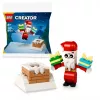 Brinquedo de construção LEGO Santa's Chimney Polybag 30692 – mini conjunto de construção de Natal
