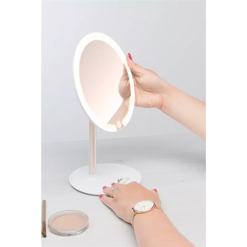 Espelho de maquilhagem de mesa ETA ETA135390000 com vidro de 17,8 cm — espelho de maquilhagem compacto
