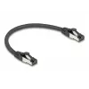 Cabo de rede DeLOCK 80566 RJ-45 Cat8.1 0,25 m preto