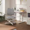 Cadeira de escritório giratória mark adler Junior 4.6 cinzento — cadeira de trabalho ergonómica compacta