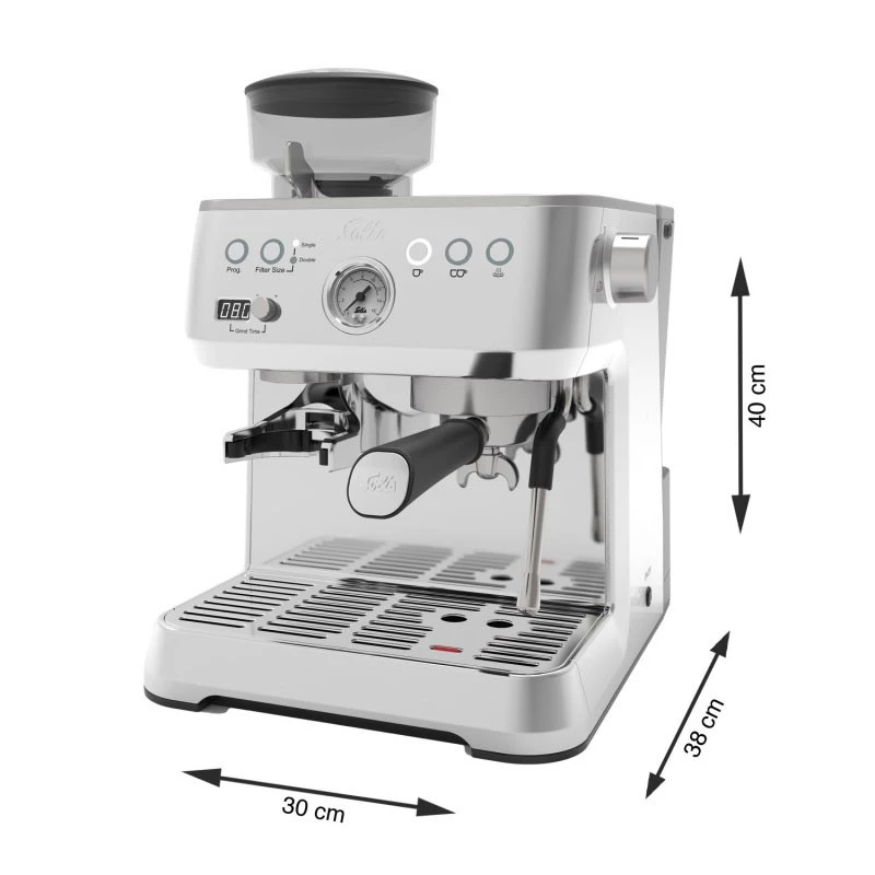 Máquina de café expresso semiautomática Solis Grind & Infuse Perfetta 2,6 L