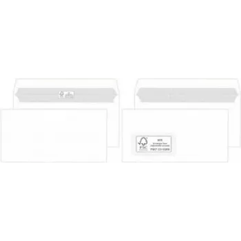 Envelope MAILmedia DIN lang FSC autoadesivo branco