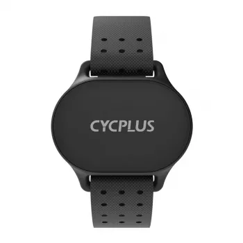 Pulseira medidora de frequência cardíaca Cycplus H1 – sensor de FC portátil, compatível com peito/braço, Bluetooth/ANT+