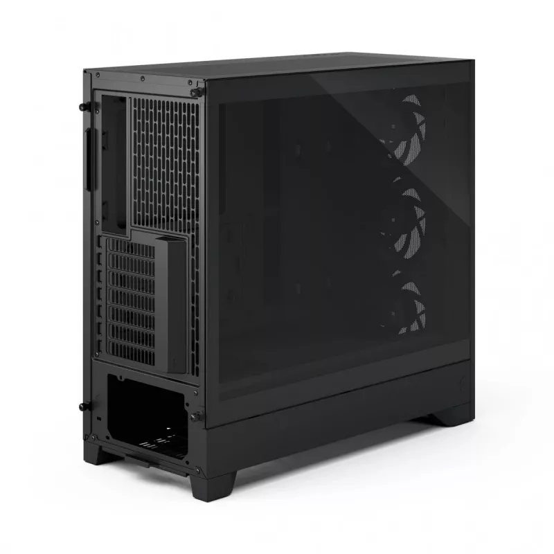 Caixa de PC Fractal Design Pop 2 Air preto TG Midi Tower – ATX, 3 ventoinhas frontais de 120 mm, suporta unidades de 2,5