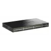 Switch D-Link 52 portas Gigabit Stackable PoE+ Smart Managed com 4 portas 10G SFP+