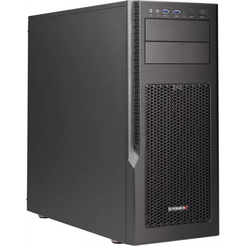 Caixa de computador Supermicro SuperChassis GS5A-754K Midi Tower preto, cinzento