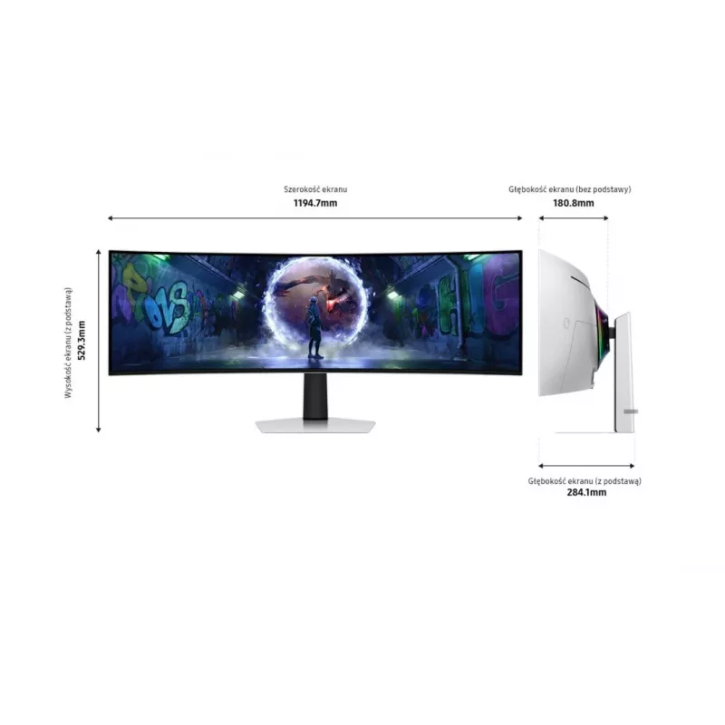 Monitor Samsung Odyssey G9 OLED 49 polegadas OLED 5120 x 1440