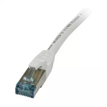 Cabo de patch RJ45 - CAT6A 500 MHz - 2 m - branco - S-STP(S/FTP) - TPE/LSZH(Superflex) - AWG26 - Synergy