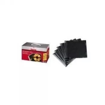 Estojo para CD/DVD Hama 00011432 preto, transparente