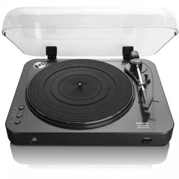 Gira-discos com transmissão por correia Lenco LBT-120BK Preto Semiautomático