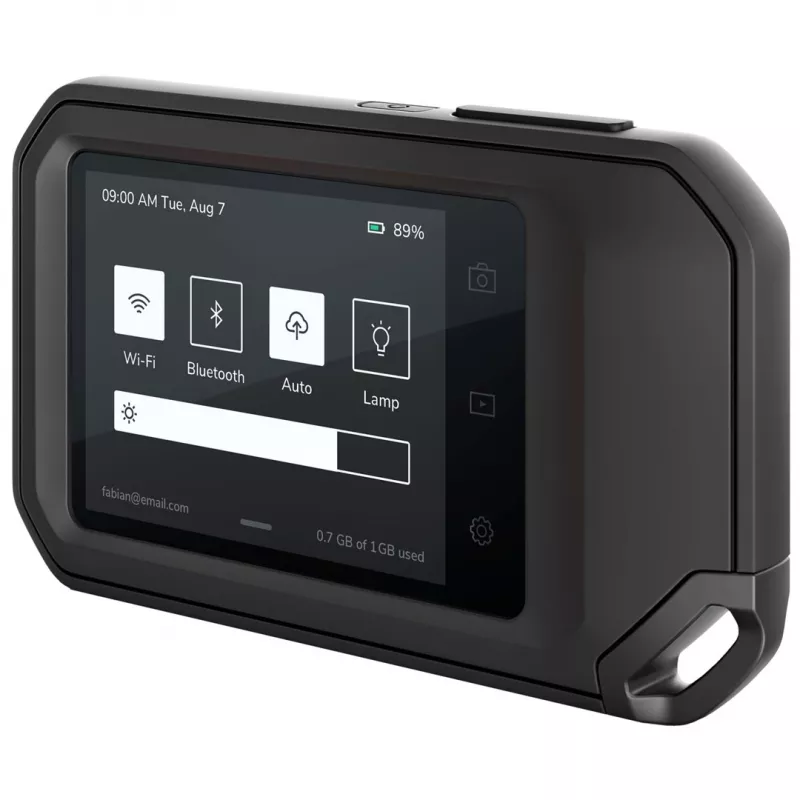 Câmara térmica compacta FLIR C3-X, matriz de plano focal não arrefecida de óxido de vanádio, 128 x 96 px, ecrã LCD integrado de 640 x 480, Wi-Fi, MSX, 1800 mAh, preta