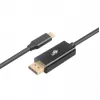 Cabo USB-C para DisplayPort TB AKTBXVDUSBCDP2B 2 m – preto