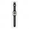 Pulseira para relógio Nomad Tempo Band preta borracha, 18 mm de largura, compatível com pulsos 135–175 mm