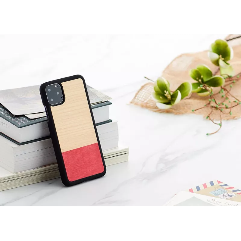 Capa para smartphone man and wood para iPhone 11 Pro Max — capa protetora preta
