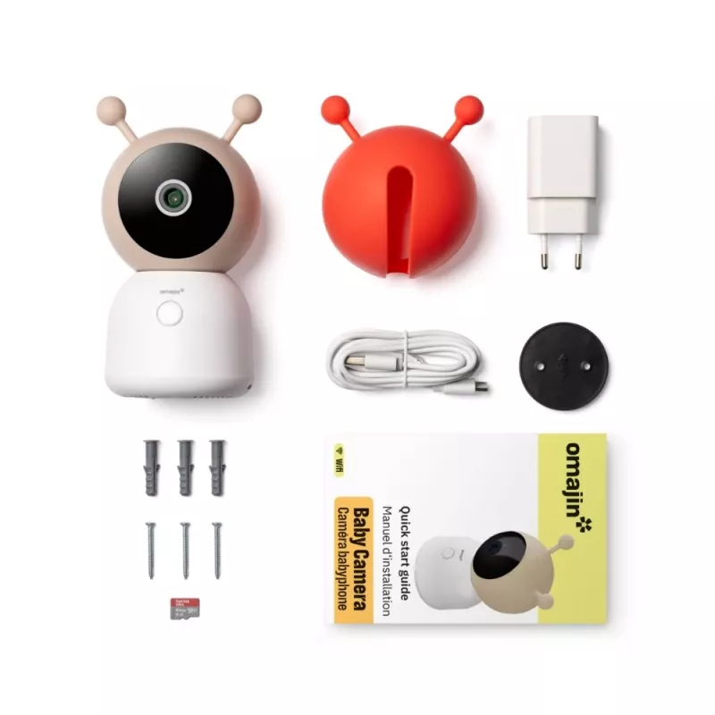 Câmara omajin by Netatmo OBC-01-EU Wi-Fi ângulo de visão de 110°