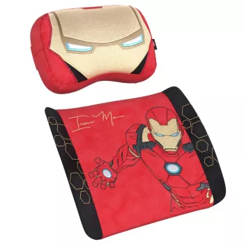 Conjunto de almofadas de espuma viscoelástica noblechairs - Edição Iron Man