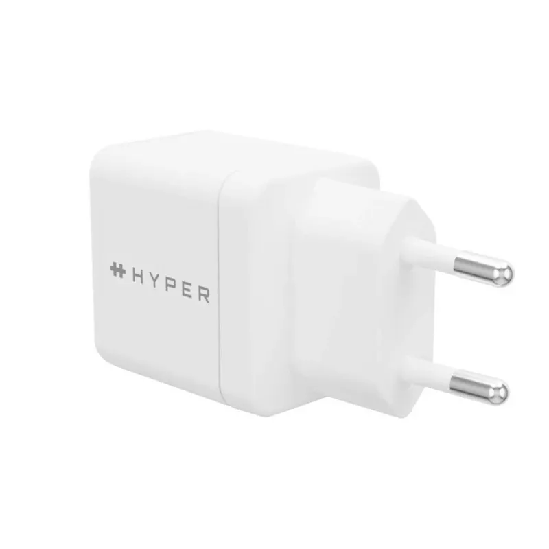 Carregador HYPER HJG35EU para dispositivos móveis, auscultadores, headset, smartphone, relógio, Branco, carregamento rápido AC, interior