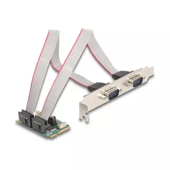 Adaptador DeLOCK 95276 interno RS-232 Mini PCI Express verde