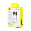 Cabo de carregamento rápido Baseus Gem USB para IP 2,4A 2 m preto