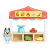 Conjunto de figuras de brincar TMTOYS Mini Bluey Lebensmittelladen BLU17555 – conjunto de mini figuras para diversão