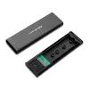 Qoltec 50312 caixa para SSD M.2 NVMe, USB Type-C, preta