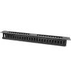 Gestor de cabos QOLTEC 54514 para racks de 19 polegadas, 24 portas