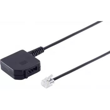 Adaptador Helos ficha 6P4C para conector fêmea TAE-F
