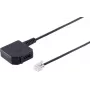 Adaptador Helos ficha 6P4C para conector fêmea TAE-F