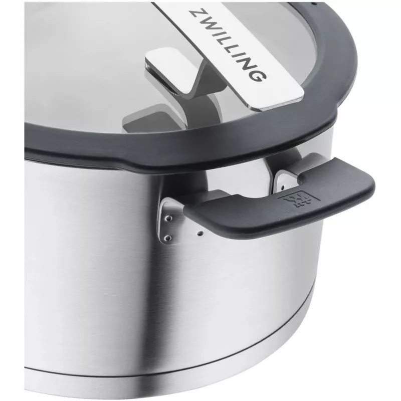 ZWILLING SIMPLIFY 66870-004-0 conjunto de panelas aço inoxidável 4 peças prateado preto