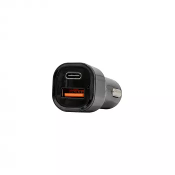Carregador para automóvel SBOX CC-038 38W preto — fonte de alimentação dual-USB para veículos