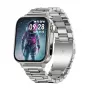 Smartwatch Colmi P80 Steel Silver com Bluetooth e medidor de frequência cardíaca