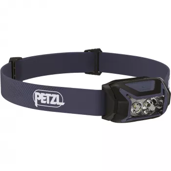 Lanterna frontal Petzl Actik preta – LED, 100 lm, 2 LEDs, IPX4, pilhas AAA