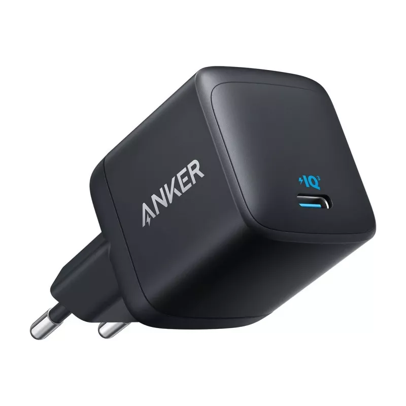 Carregador de parede Anker 313 A2643G11 — 45W USB-C, preto, universal